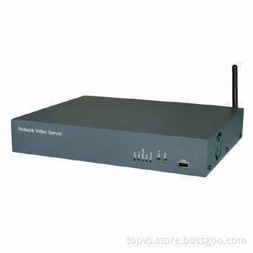 H.264 Wireless IP Video Server, Supports Local HDD Recording and Dual Stream
